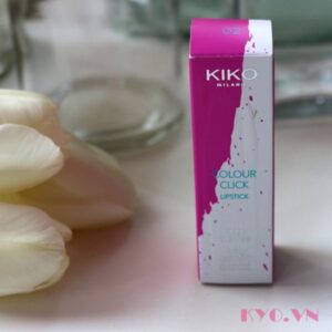 Son Kiko Colour Click Lipstick 02 - Fantastic Coral - Image 5