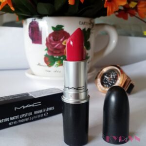 Son Mac Retro Matte Màu All Fired Up - Hồng Đỏ - Image 4