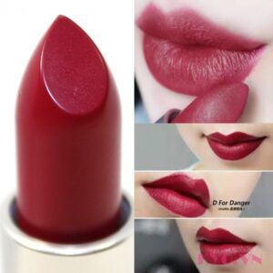 Son MAC Matte Màu D For Danger - Đỏ Rượu Vang - Image 8