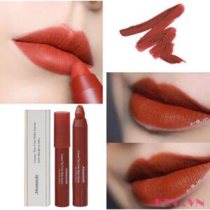Son Mamonde creamy tint color balm intense Red Pepper 20 - Cam cháy - Image 4