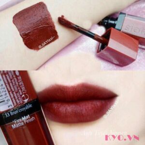 Son Bourjois Rouge Edition Velvet Brun Croyable 33 - Đỏ đất - Image 6