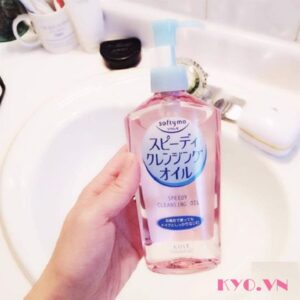 Dầu tẩy trang Kose softymo speedy cleansing oil (chai màu hồng) - Image 3