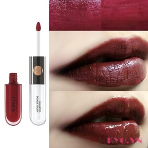 Son Kiko Unlimited Double Touch Scarlet Red 105 - Đỏ huyền bí - Image 4