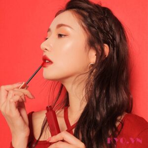 Son 3CE Cloud Lip Tint Macaron Red - Đỏ Tươi - Image 7