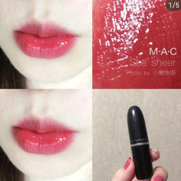 Son Mac Lustre See Sheer - Hồng Đào - Image 4