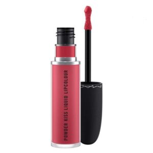 Son Kem Mac Powder Kiss Liquid Lipcolour Màu 988 A Little Tamed - Hồng Đào