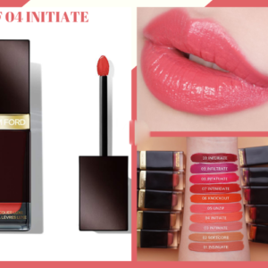Son Tom Ford Kem Lip Lacquer Luxe 04 Initiate Vinyl – Cam đào - Image 4