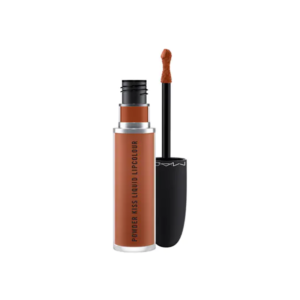 Son kem MAC Powder Kiss Liquid màu 979 Impulsive - Cam Đất