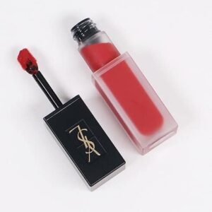 Son YSL Kem Màu 201 Rouge Tatouage - Đỏ Cam - Image 5