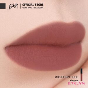 Son BBia Last Velvet Lip Tint Version 8 Feign Cool 36 - Hồng Nâu - Image 4