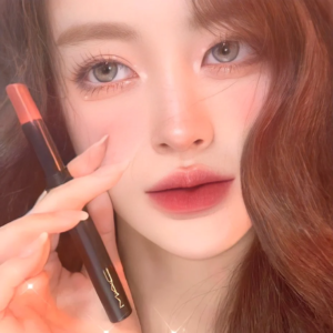 Son MAC Powder Kiss Velvet Blur Slim 899 Brickthrough - Màu Hồng Khô - Image 4