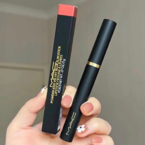 Son MAC Powder Kiss Velvet Blur Slim 899 Brickthrough - Màu Hồng Khô - Image 6