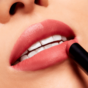 Son MAC Powder Kiss Velvet Blur Slim 899 Brickthrough - Màu Hồng Khô - Image 5