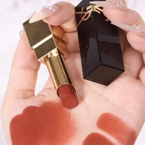 Son YSL The Bold 06 Reignited Amber - Màu Đỏ Nâu (New) - Image 6