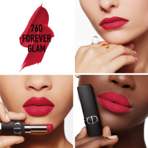 Son Dior Rouge Forever Transfer Proof Lipstick 760 Forever Glam (New) - Màu Đỏ Hồng - Image 3