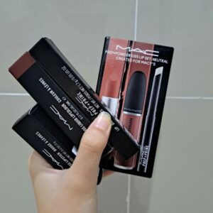Set Son MAC Prep + Powder Kiss Lip Set Chili (Fullsize 3 Cây : 1 Mac 316 + 1 Mac 991 + 1 (MAC Prep + Prime)) - Màu (316-Đỏ Đất; 991-Đỏ Gạch; Prep + Prime - Không Màu) - Image 3