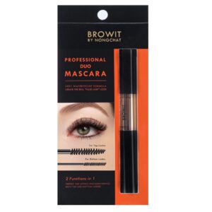 Mascara 2 đầu Browit By NongChat Professional Duo Mascara #Sexy Black (Cam) - Image 7