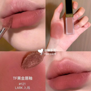 Son Kem Tom Ford Liquid Lip Luxe Matte 121 Lark - Màu Hồng Đất - Image 3