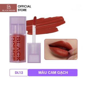 Son Black Rouge Double Layer Over Velvet Ver 2 DL12 Cubism Brick - Màu Cam Gạch - Image 6
