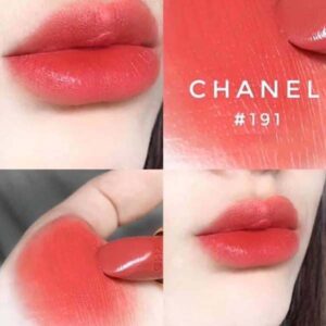 Son Chanel Rouge Allure Luminous Intense 191 Rouge Brulant - Màu Hồng Cam Đào - Image 3