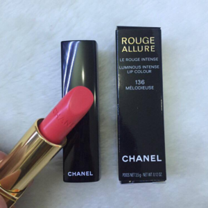Son Chanel Rouge Allure Luminous Intense 136 Mélodieuse - Màu Hồng San Hô - Image 6