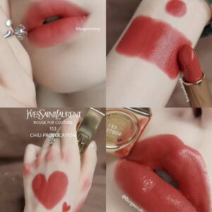 Son YSL Rouge Pur Couture 153 Chili Provocation - Màu Đỏ Gạch - Image 3