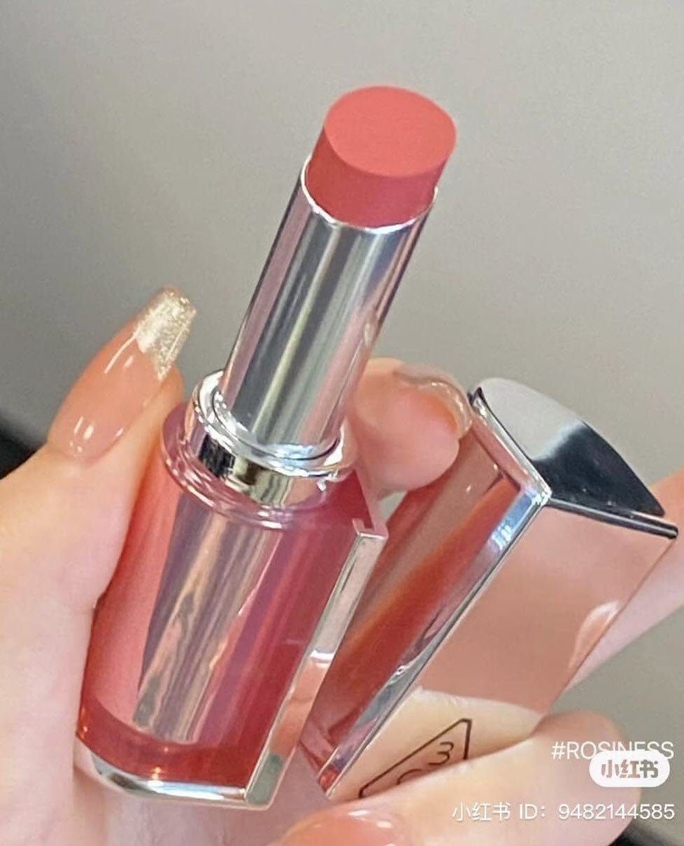 Son 3CE Blur Matte Lipstick Pure Layer - Màu Hồng Cam San Hô