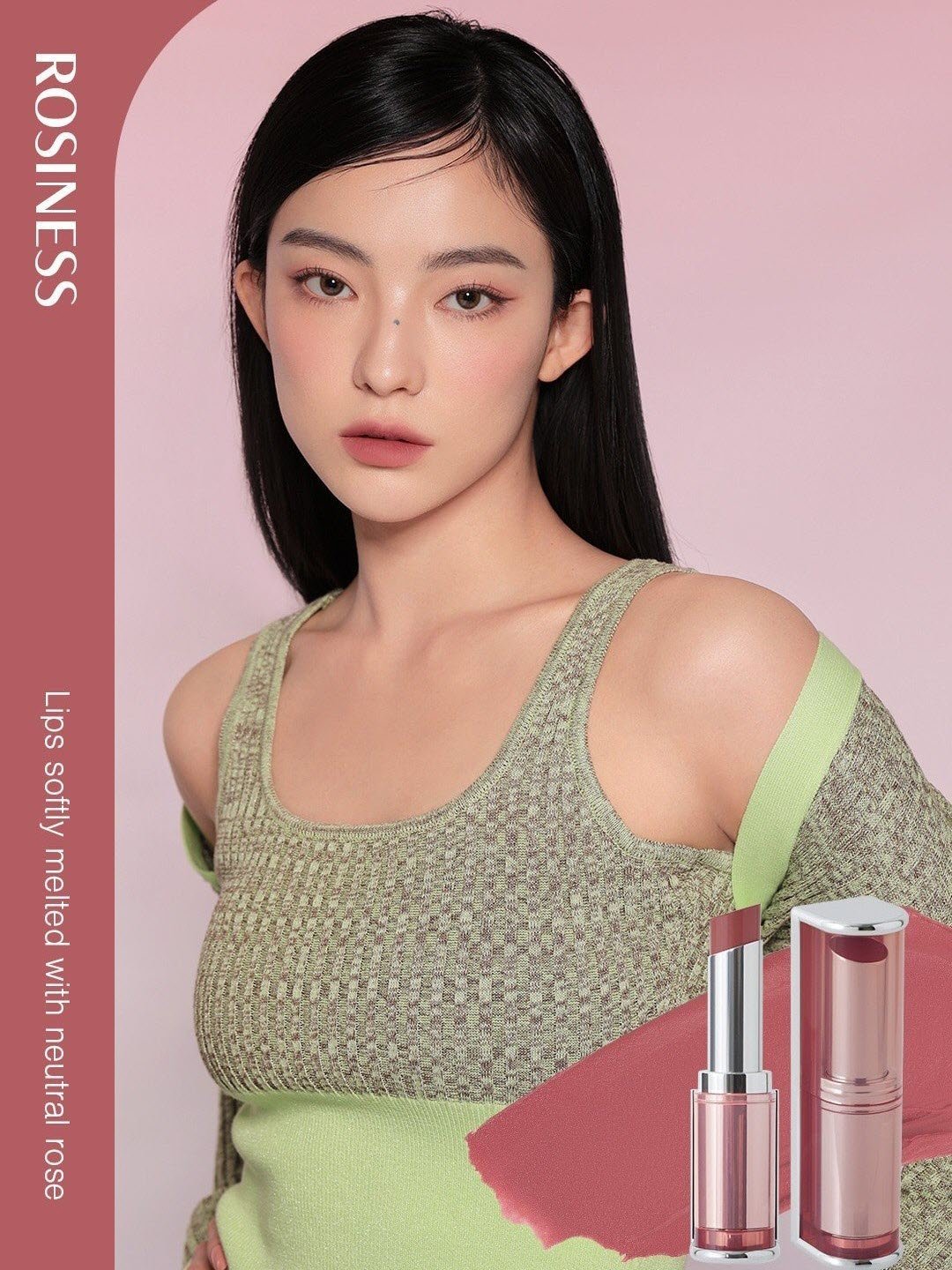 Son 3CE Blur Matte Lipstick Rosiness - Màu Hồng Khô