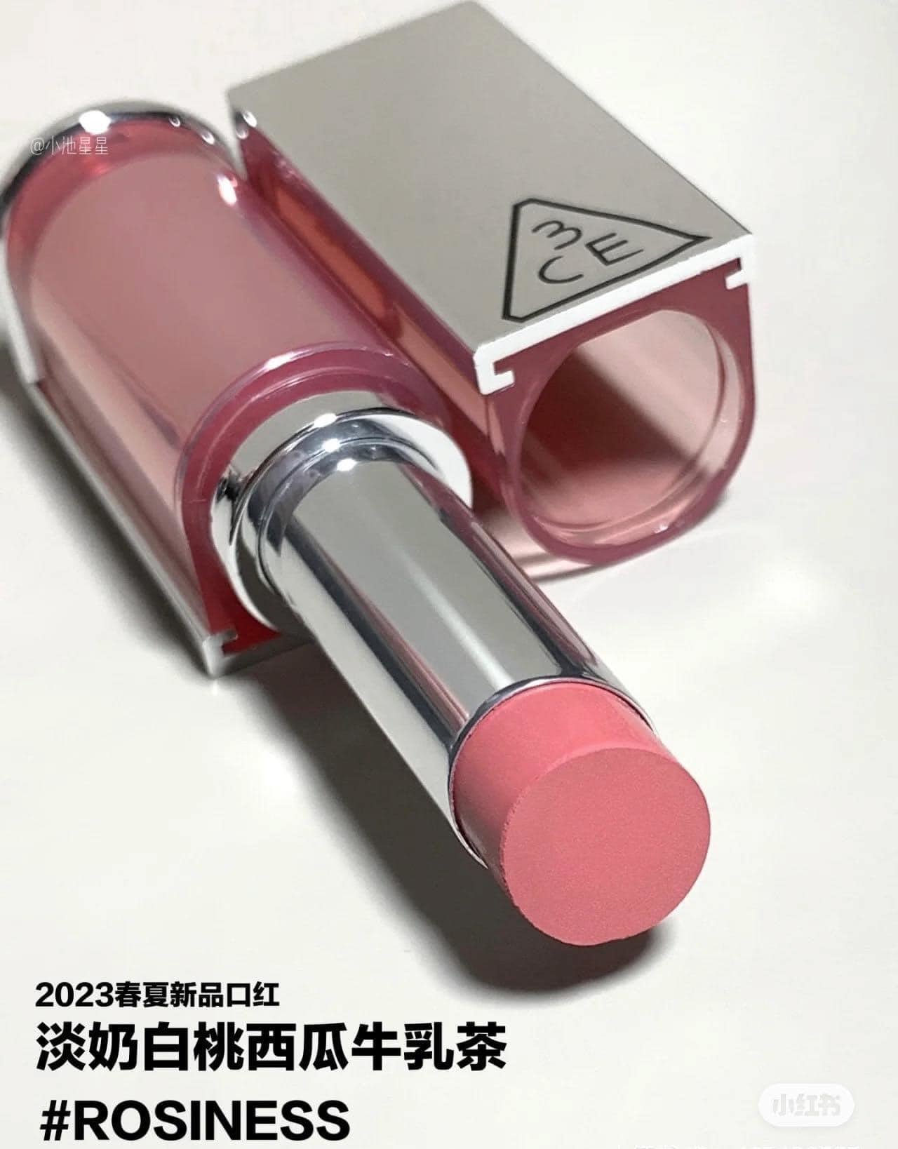Son 3CE Blur Matte Lipstick Rosiness - Màu Hồng Khô
