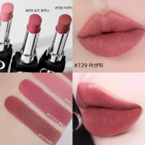 Son Dior Rouge Forever Transfer Proof Lipstick 729 Authentic - Màu Hồng Nâu Đất - Image 3