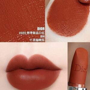 Son Dior Rouge Matte 814 Rouge Atelier - Màu Đỏ Cam Cháy - Image 3