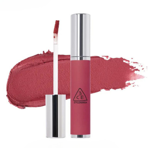 Son Kem Lì 3CE Hazy Lip Clay Cherry Fluff - Màu Hồng Anh Đào
