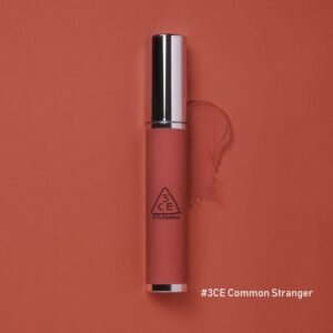 Son Kem Lì 3CE Hazy Lip Clay Common Stranger - Màu Cam Gạch - Image 5