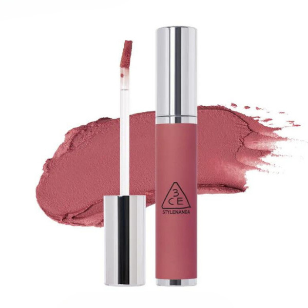 Son Kem Lì 3CE Hazy Lip Clay Mauvbrown - Màu Hồng Nude