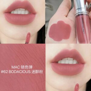 Son Kem MAC Locked Kiss Ink 24HR Lipcolour 62 Bodacious – Màu Hồng Khô - Image 3