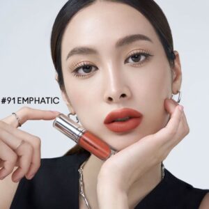 Son Kem MAC Locked Kiss Ink 24HR Lipcolour 91 Emphatic – Màu Cam Gạch - Image 4
