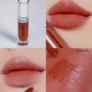 Son Kem MAC Locked Kiss Ink 24HR Lipcolour 91 Emphatic – Màu Cam Gạch - Image 3