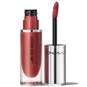 Son Kem MAC Locked Kiss Ink 24HR Lipcolour 91 Emphatic – Màu Cam Gạch