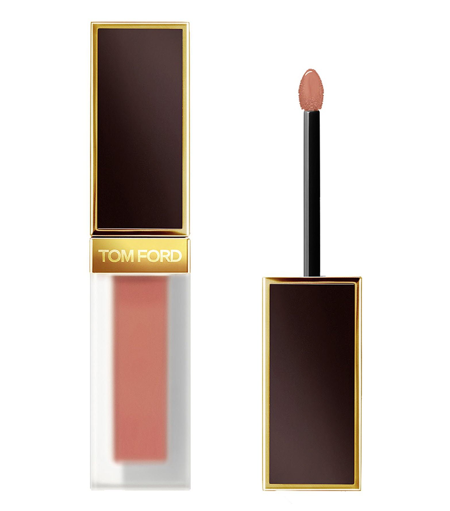 Son Kem Tom Ford Liquid Lip Luxe Matte 130 Rose Dusk - Màu Hồng Cam Đất