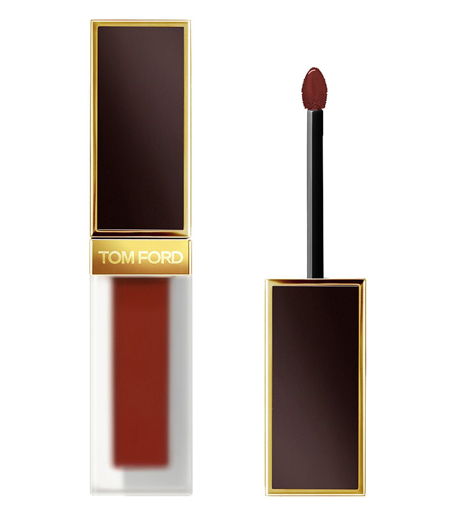 Son Kem Tom Ford Liquid Lip Luxe Matte 132 Heat Wave - Màu Đỏ Nâu Đất