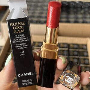 Son Chanel Rouge Coco Flash Hydrating Vibrant Shine Lip Colour 148 Lively - Màu Đỏ Cherry - Image 9