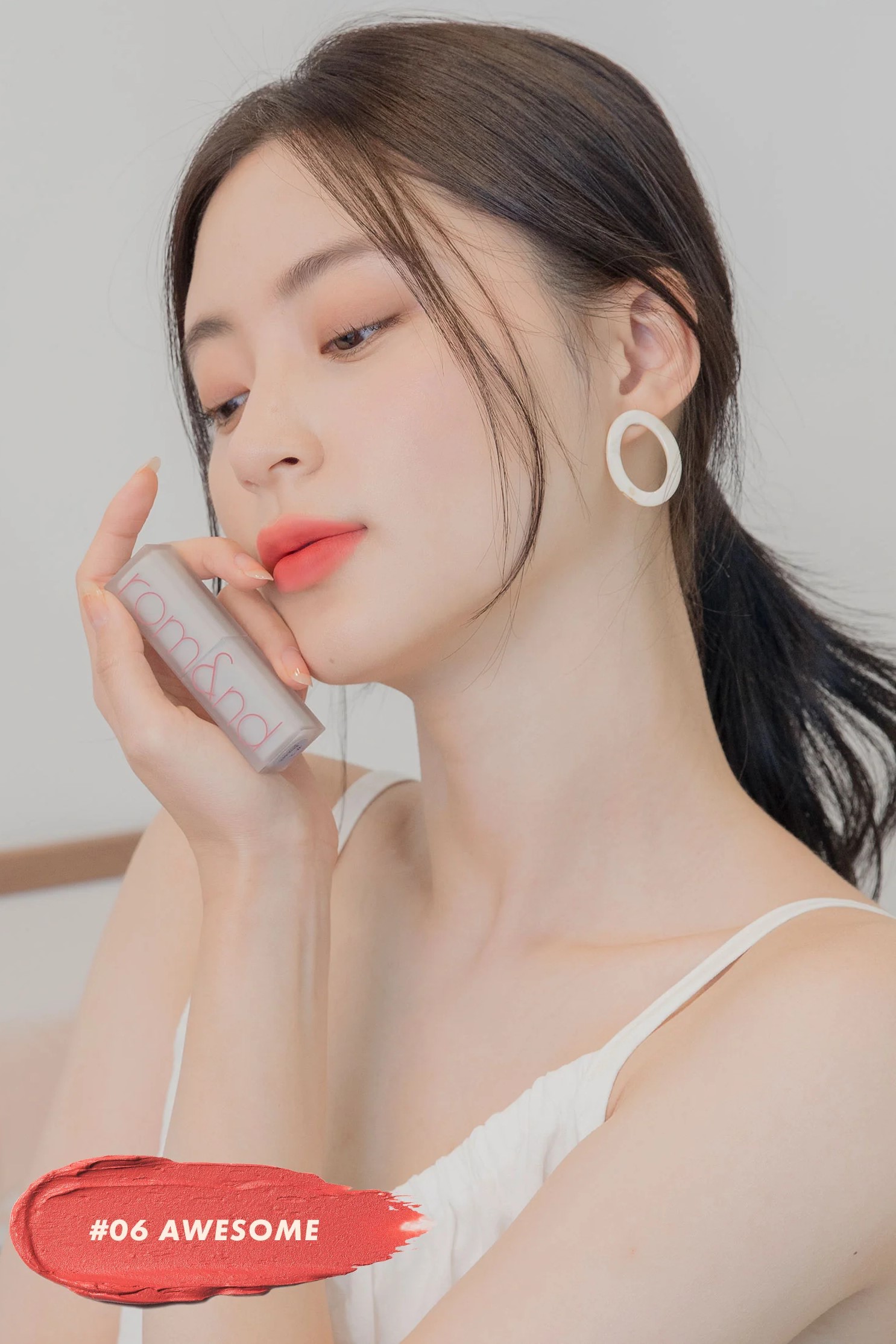 Son Romand New Zero Matte Lipstick 06 Awesome - Màu Hồng Cam Nude