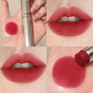 Son MAC Locked Kiss 24HR Lipstick 88 Ruby True - Màu Đỏ Ruby - Image 3