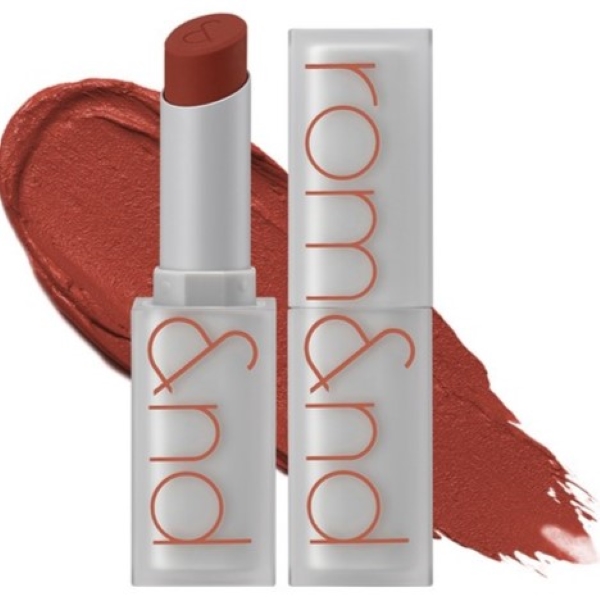 Son Romand New Zero Matte Lipstick 05 Evening - Đỏ Cam Đất