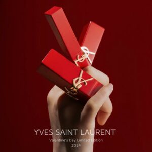 Son YSL Rouge Pur Couture Caring Satin Lipstick RM Rouge Muse Limited Edition - Màu Đỏ Ruby - Image 7