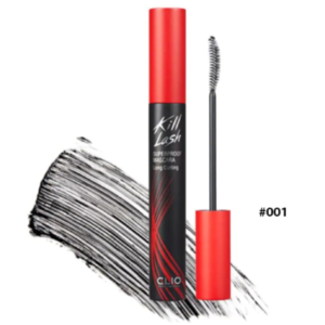 Mascara Clio Kill Lash Superproof 01 Long Curling - Chống Nước, Cong Và Dài Mi - Image 5