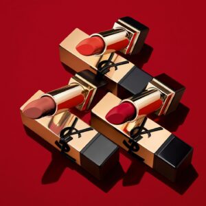 Son YSL Rouge Pur Couture Caring Satin Lipstick R10 Epportless Vermillion