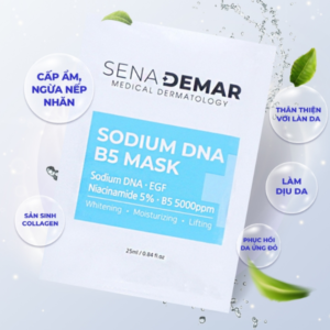 Mặt Nạ Cấp Ẩm, Dưỡng Trắng Phục Hồi Da Sena Demar Sodium DNA B5 Mask