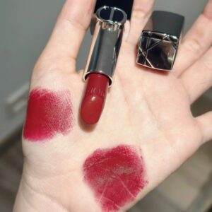 Son Dior Rouge Dior Satin Lipstick 818 Be Loved - Màu Đỏ Rượu - Image 4