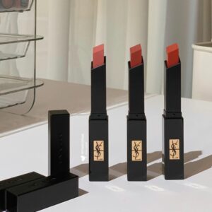 Son YSL Rouge Pur Couture The Slim 321 Fervent Maroon - Màu Cam Nâu Đất - Image 6